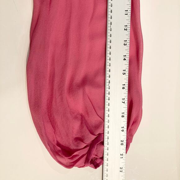 Nwot DVF Blouse 6 Pink SILK Sheer Pleated Long-Balloon-Sleeve “Tanyana” - Picture 14 of 14